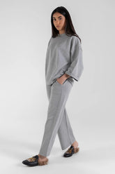 Stitched Grey Top+Trouser